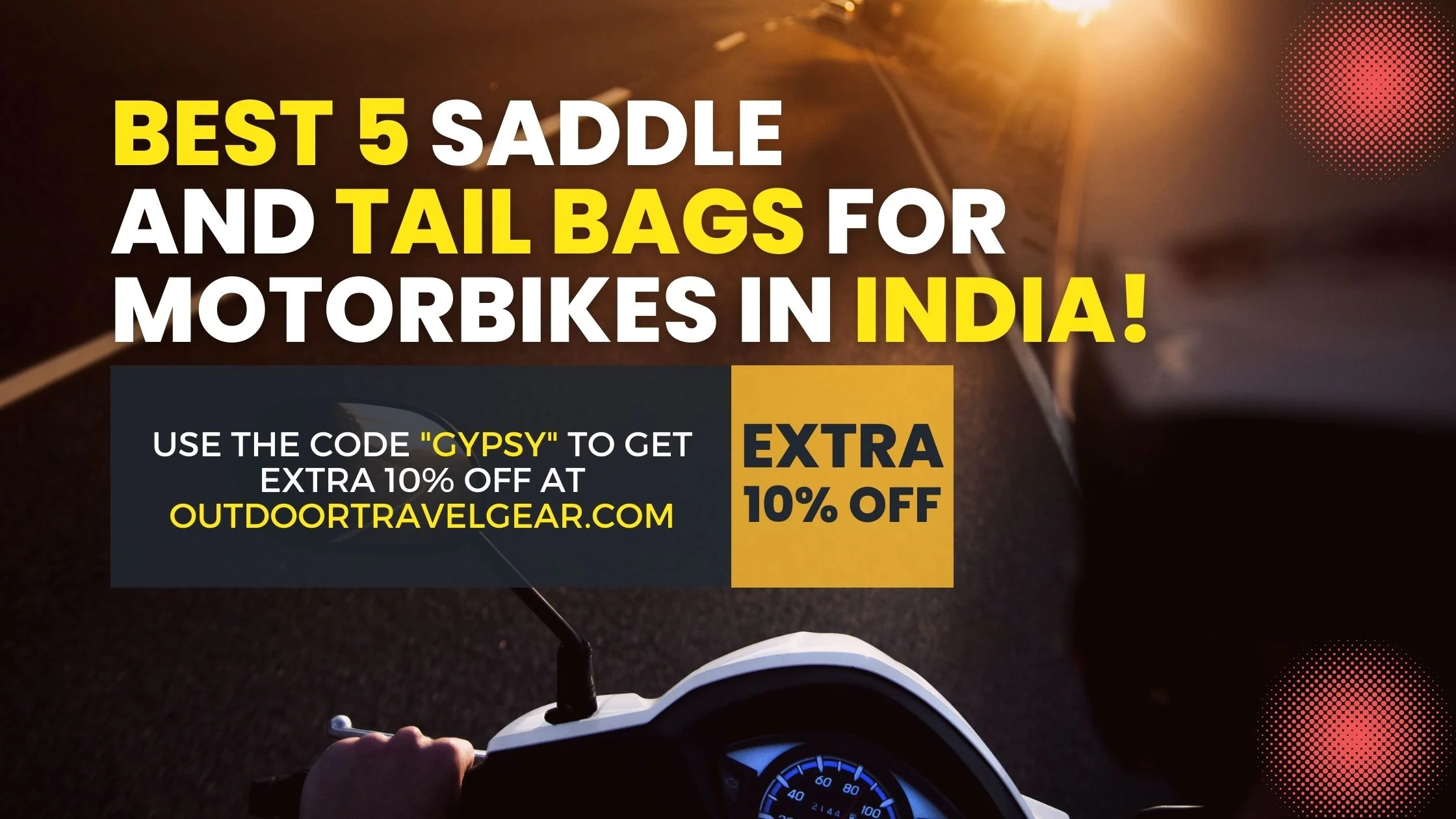 Best Saddle Bag For Bikes In India (EXTRA 10% OFF)